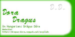 dora dragus business card
